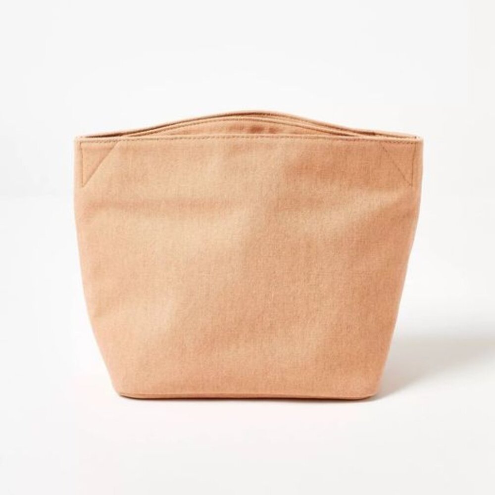 Brand New with Tags Cotton Lunch Tote - Figmint, Terracotta.